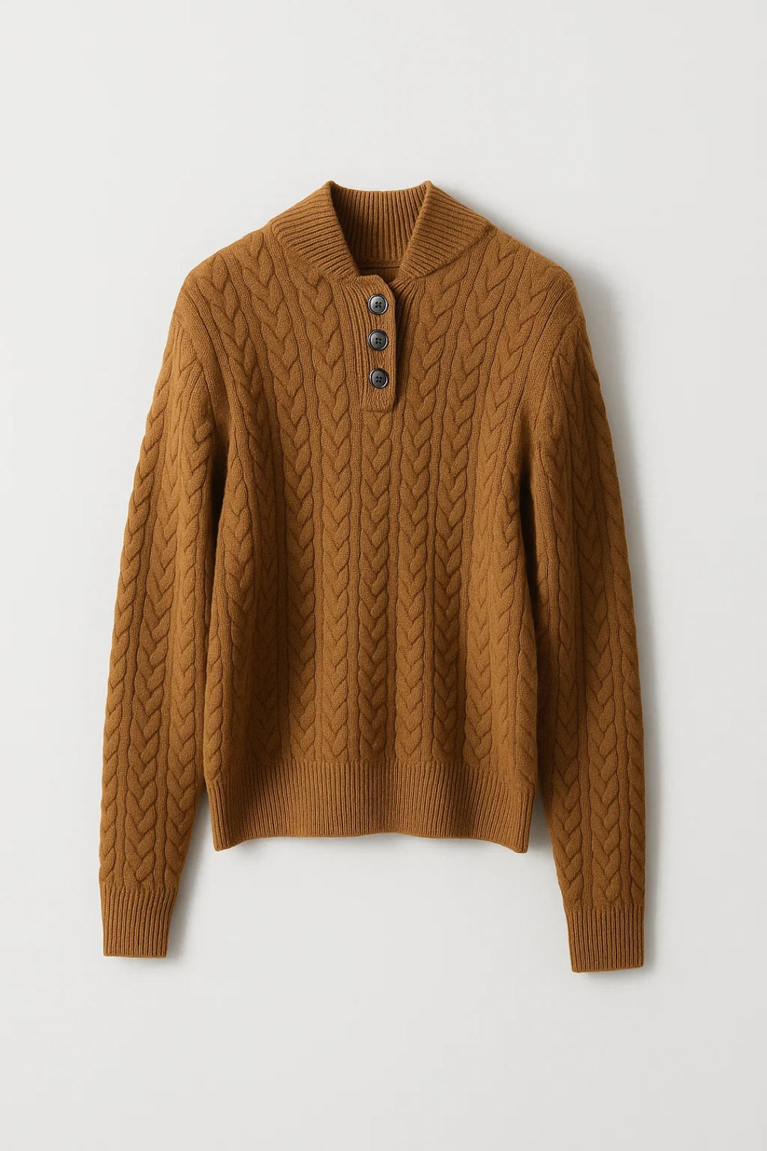 Ysella | Cable Knit Cardigan with Buttons