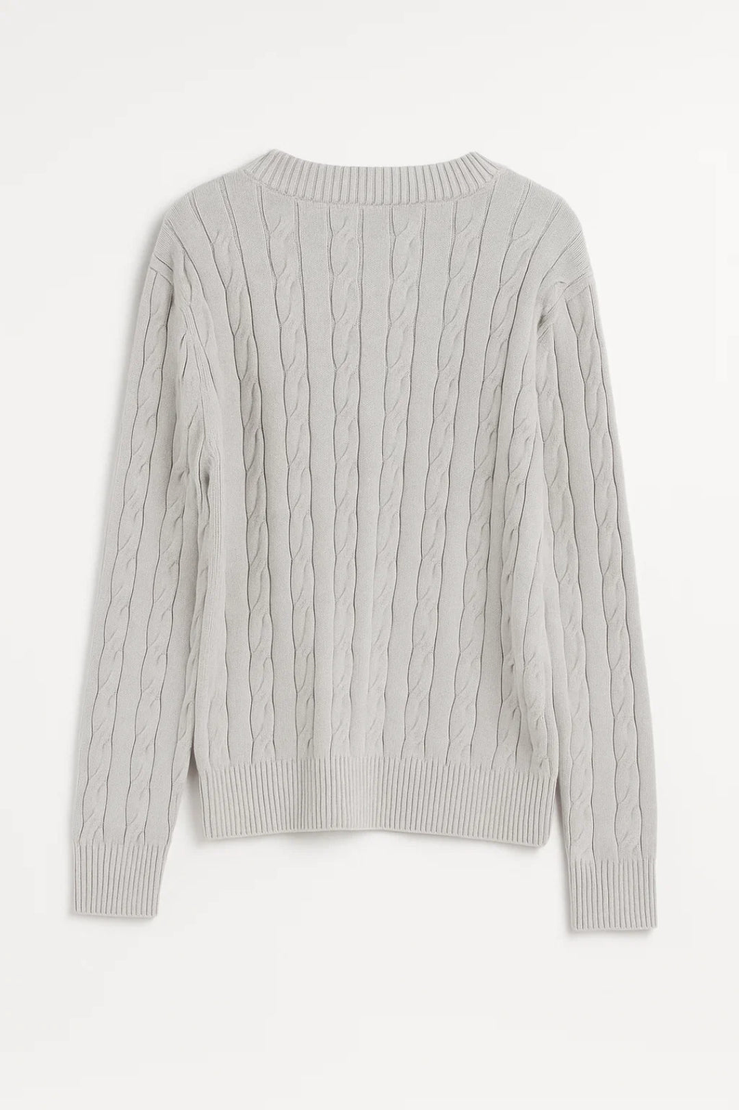 Sunniva | V Neck Cable Knit Jumper