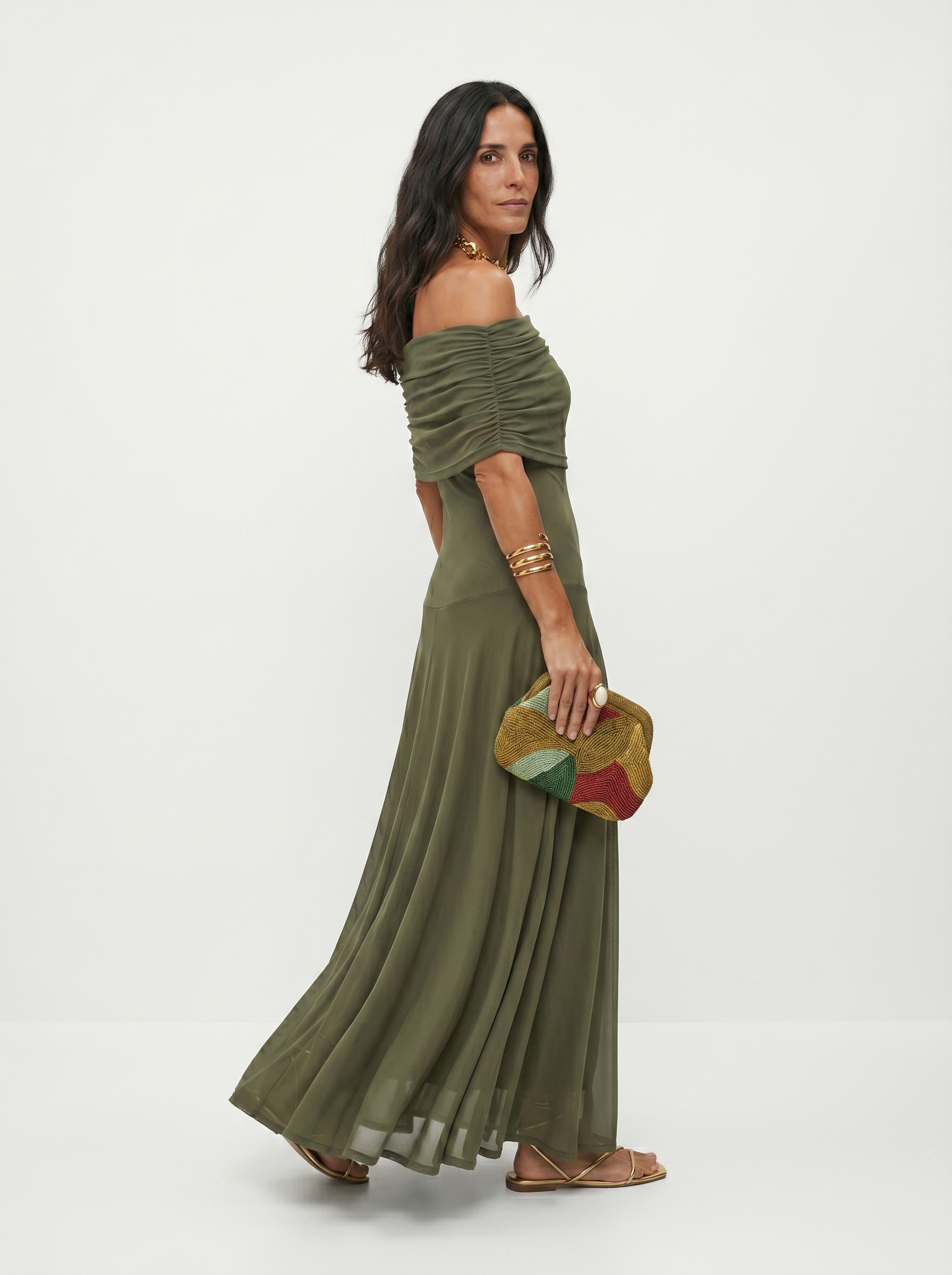 Thea | One Shoulder Print Maxi Dress