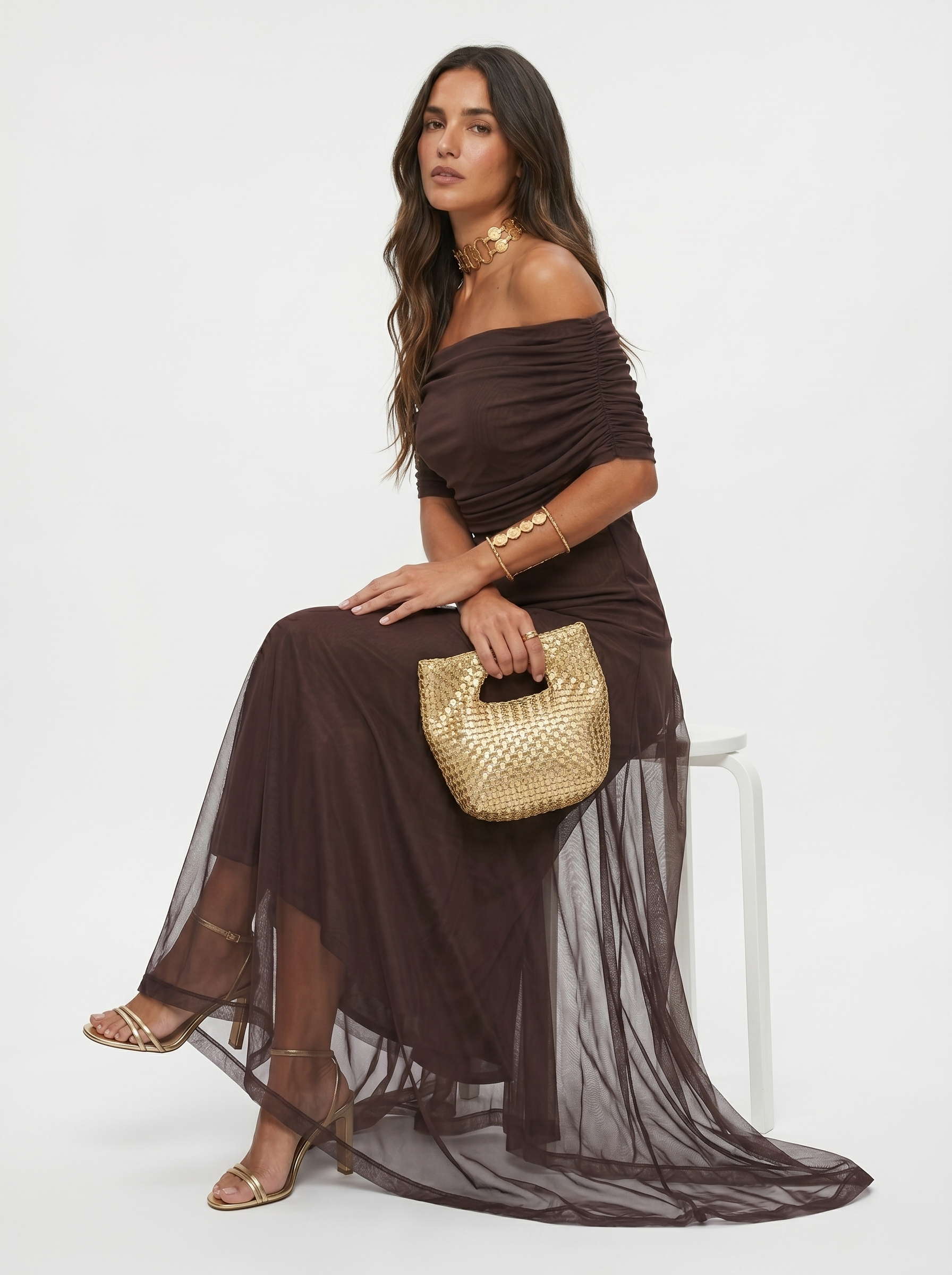Thea | One Shoulder Print Maxi Dress