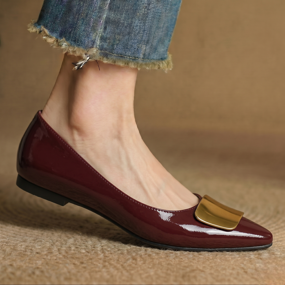Lorea | Leather Flats