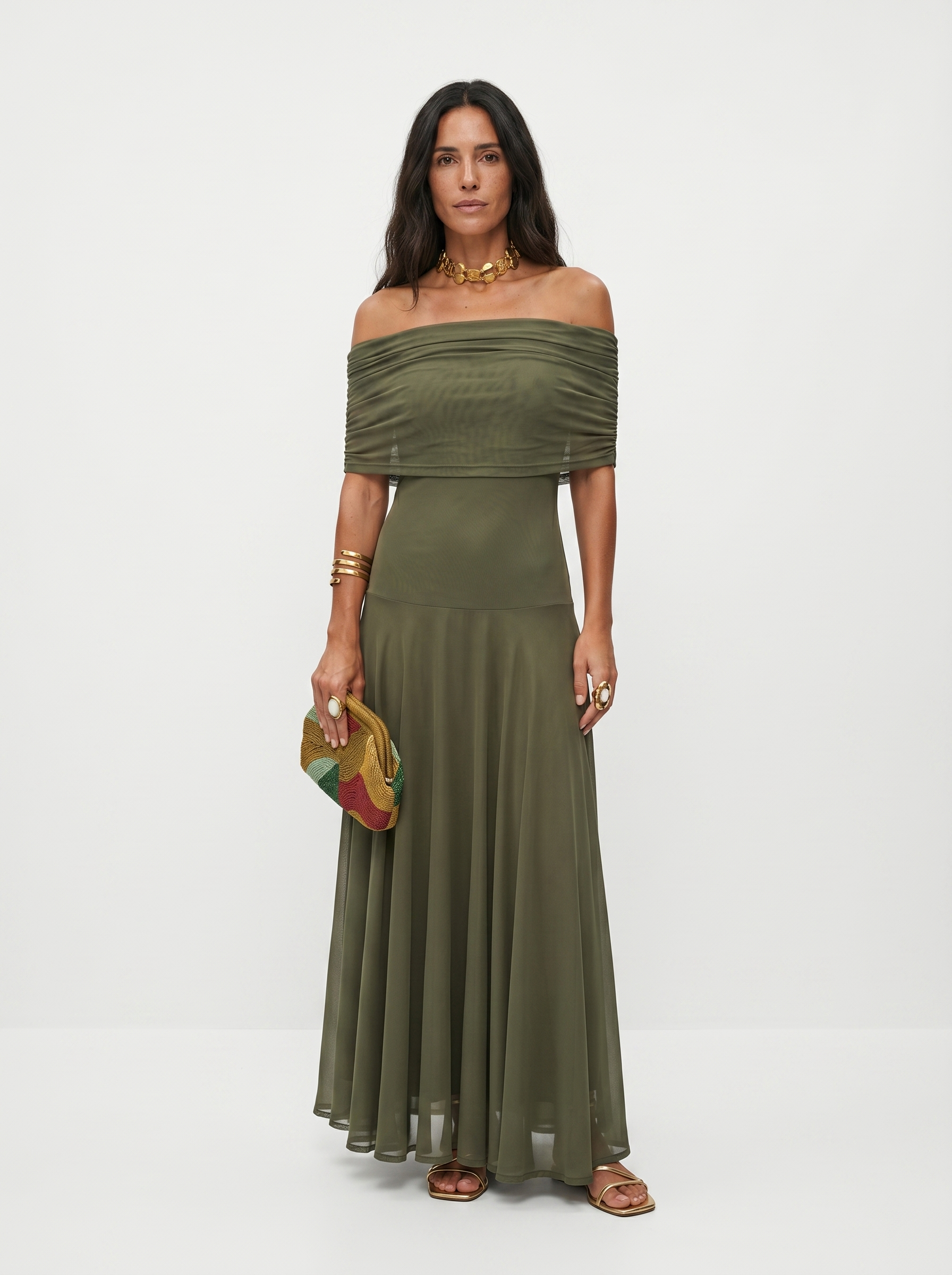 Thea | One Shoulder Print Maxi Dress
