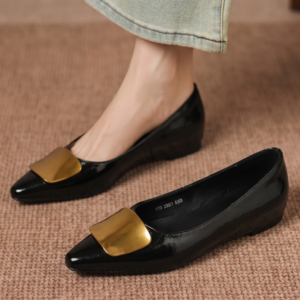 Lorea | Leather Flats