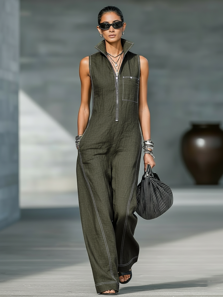 Velma | Elegant Sleeveless Jumpsuit