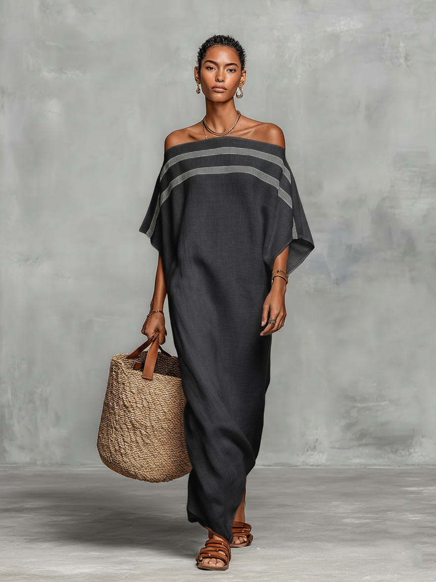 Patricia | Elegant Off Shoulder Maxi Dress