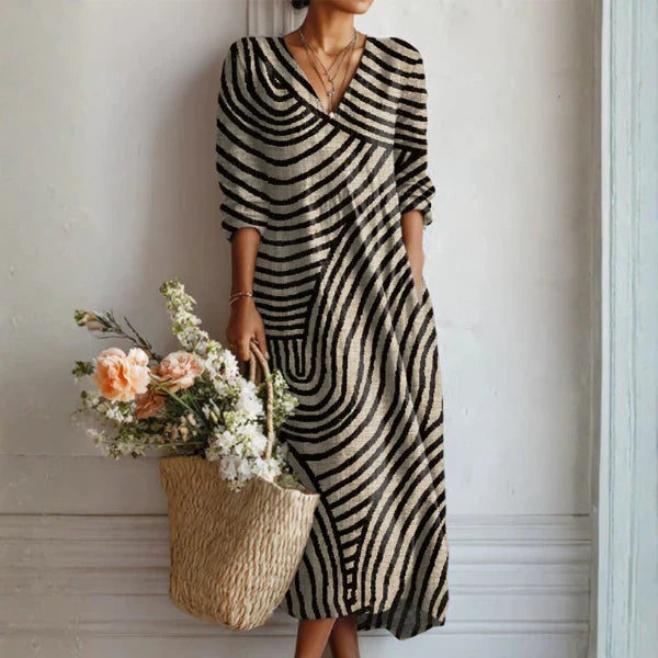 Edwina | Flowing Bohemian Maxi Dress