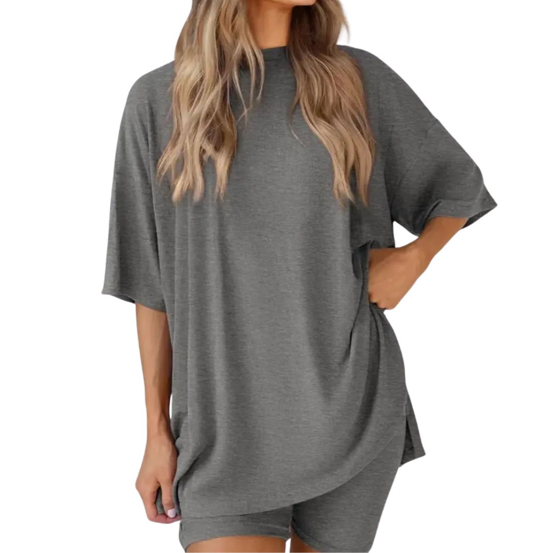 LENNIE™ – Soft Solid Lounge Short Set