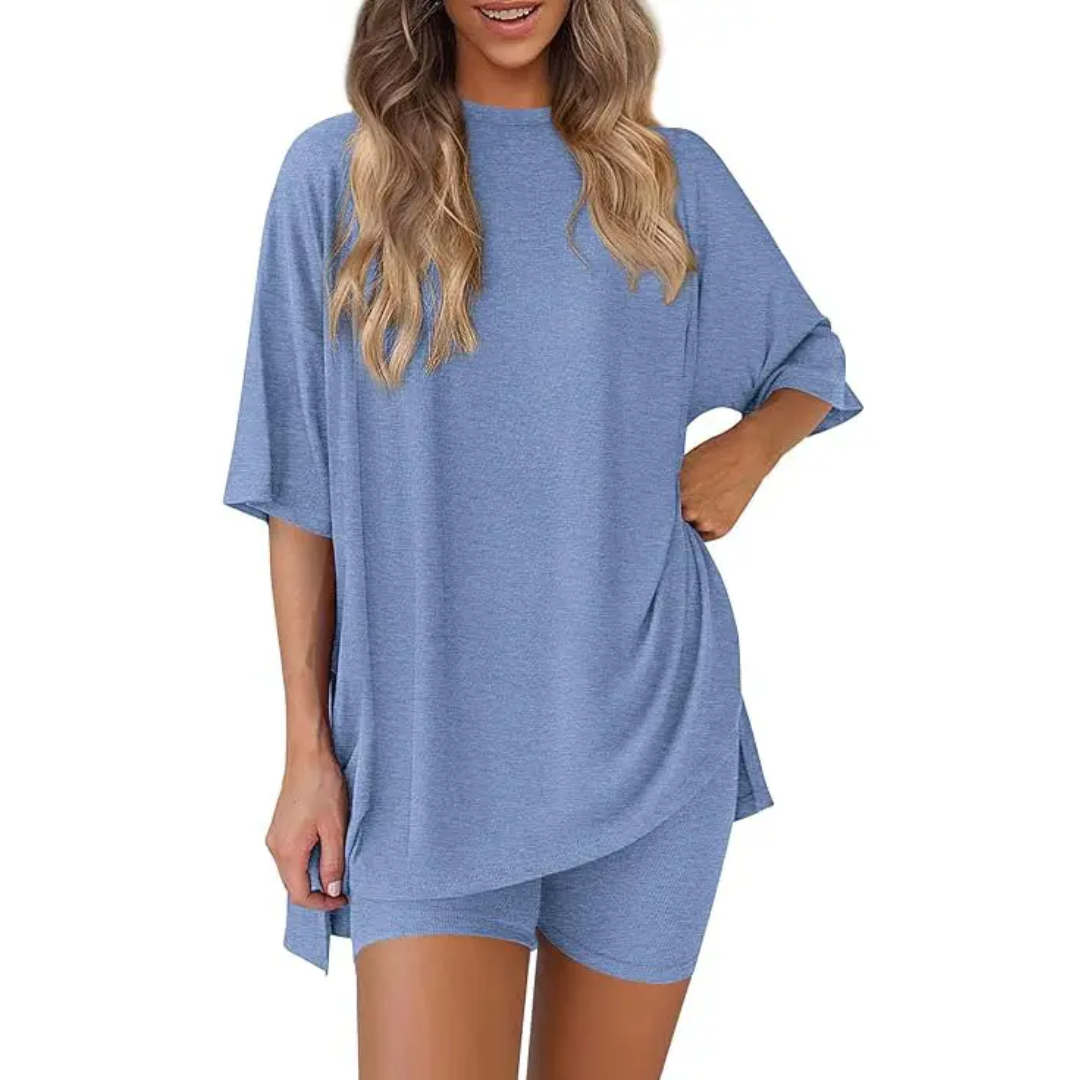 HALSEY™ – Relaxed Solid Lounge Two-Piece Set