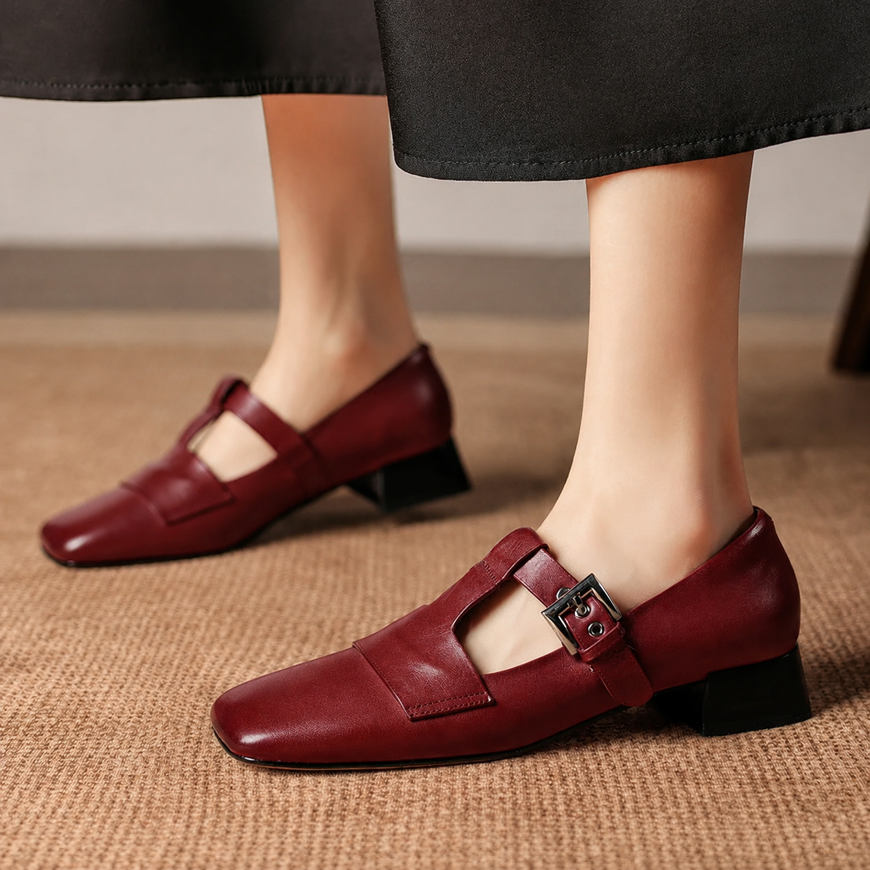 Veyra | Leather Heels