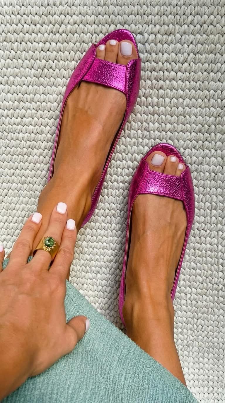 Adelina — Gold Comfort Flats
