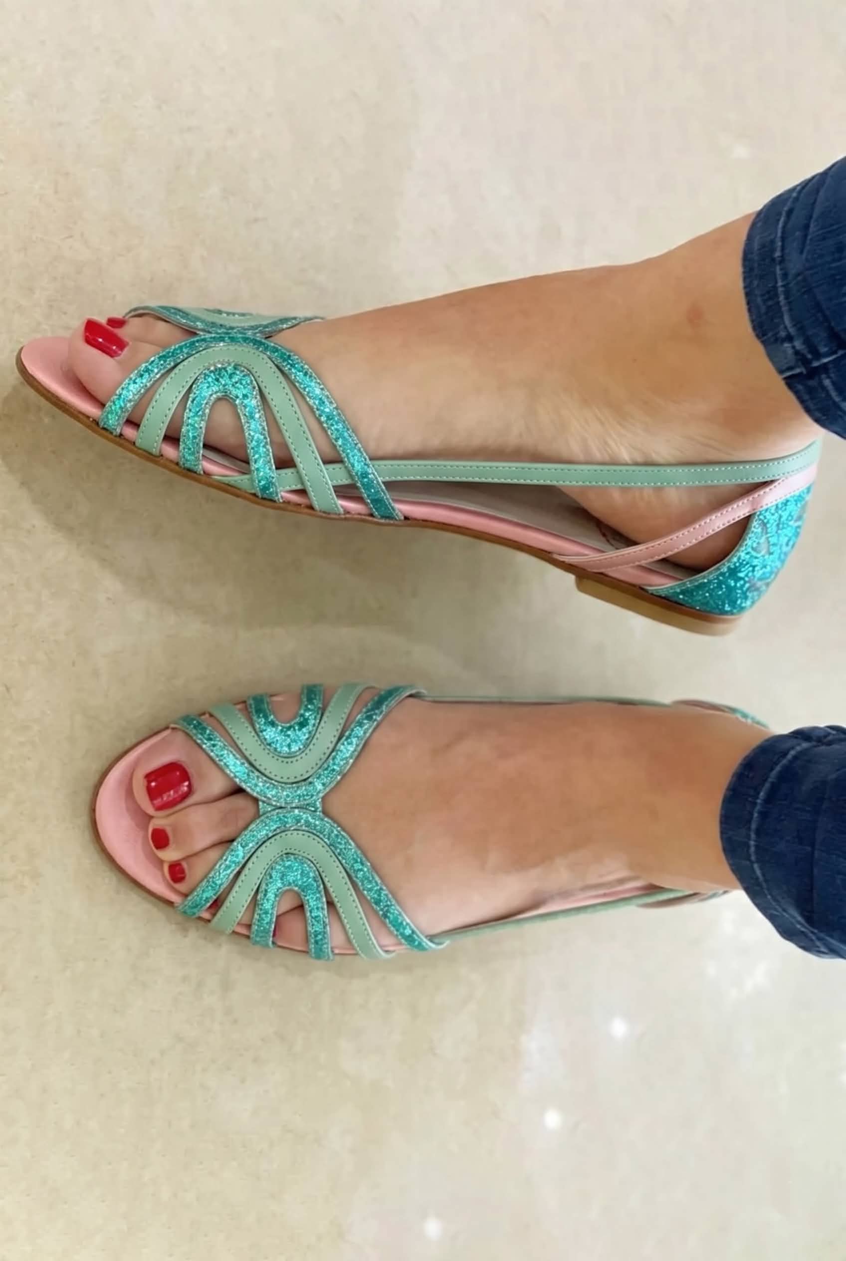 Eleonora — Gold Sandals, Summer Light