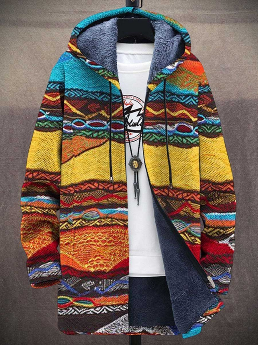 Imogen | Cat Print Hooded Cardigan
