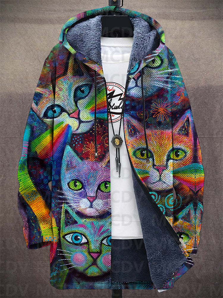 Rhoda | Printed Hooded Cardigan