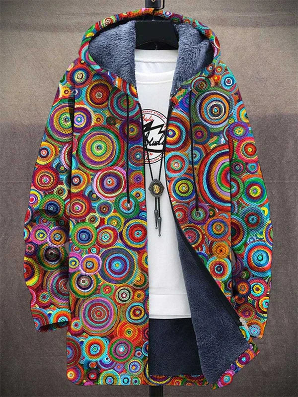 Rowena | Printed Hooded Cardigan