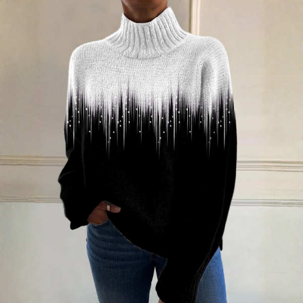 Delaney | Ombre High Neck Jumper