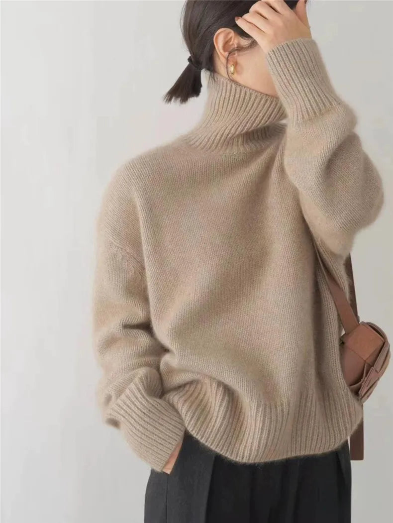 Isaboll | Soft Knit High Neck Jumper