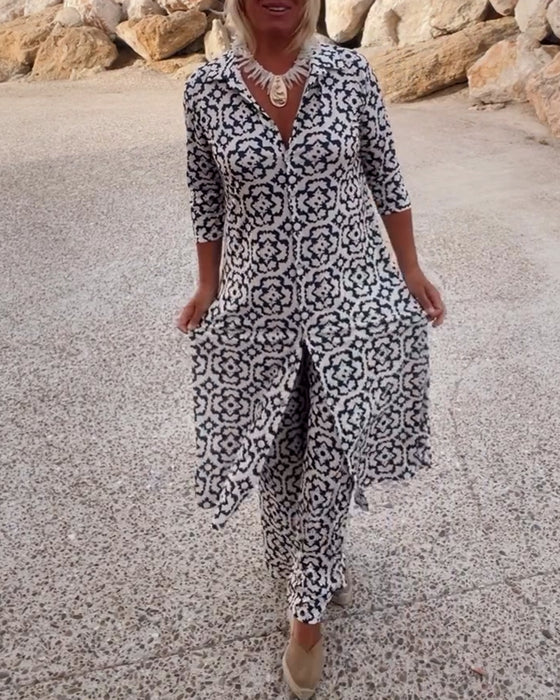 Sara | Button Front Two Piece Set