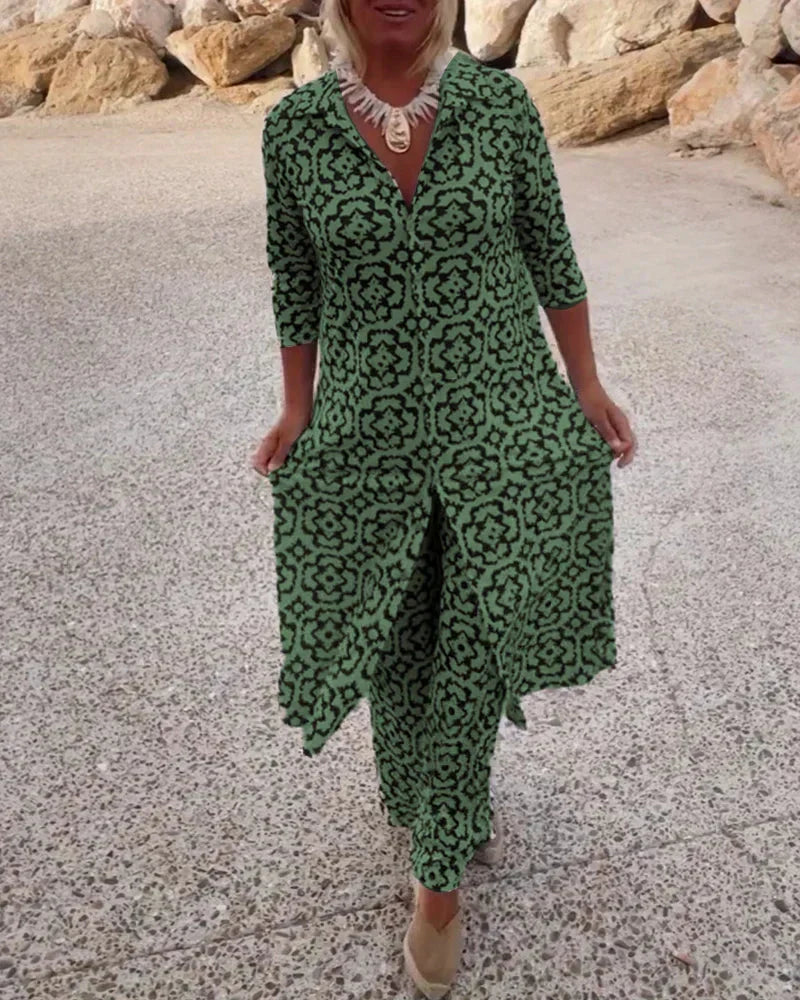 Sara | Button Front Two Piece Set