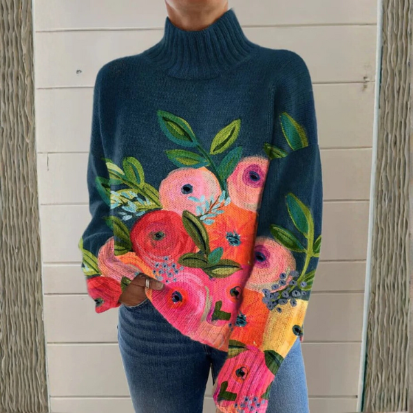 Saffron | Floral Jumper