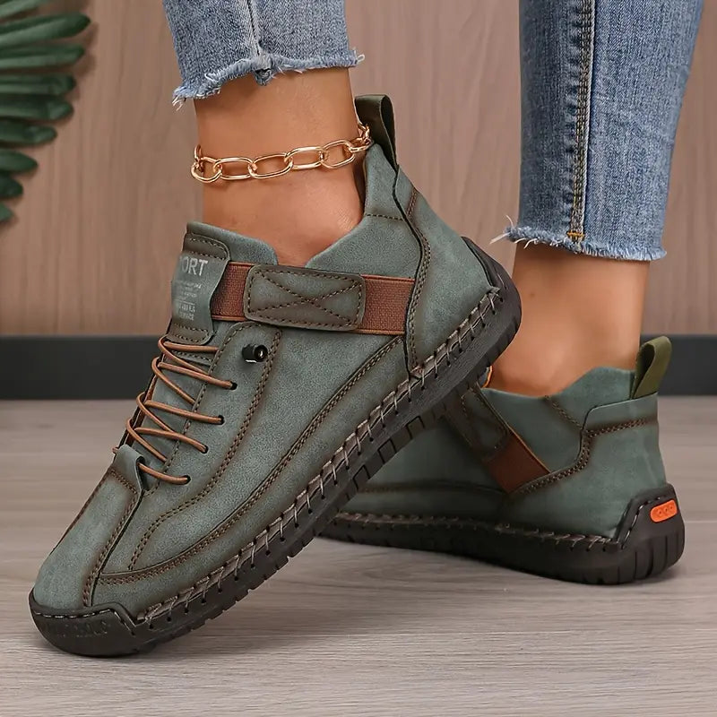 Mia | Wide Fit Slip On Sneakers