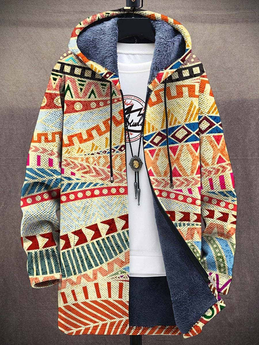 Marcella | Printed Hooded Cardigan
