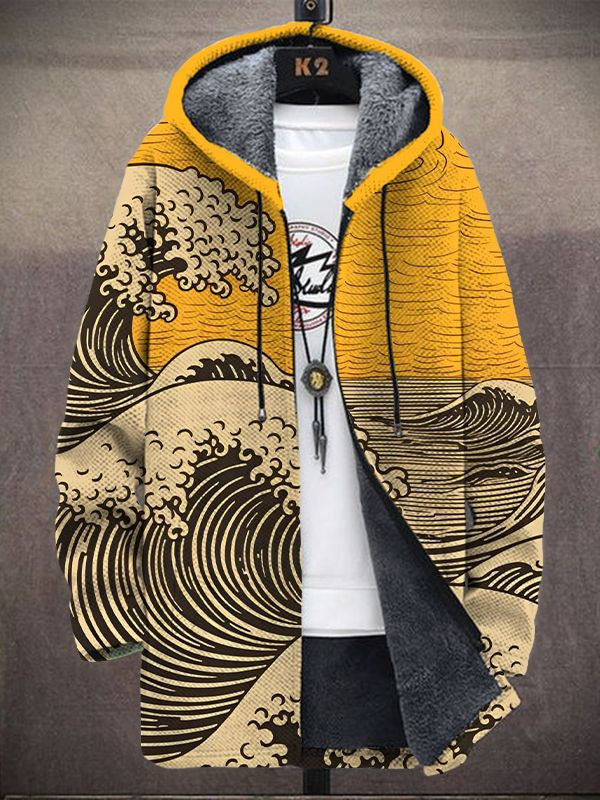 Margot | Printed Hooded Cardigan