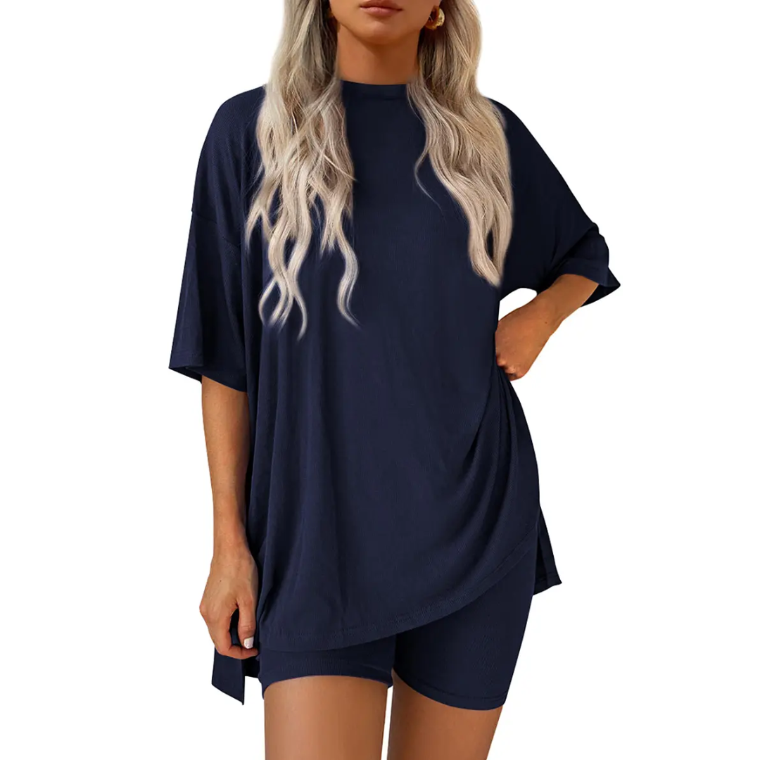 HALSEY™ – Relaxed Solid Lounge Two-Piece Set