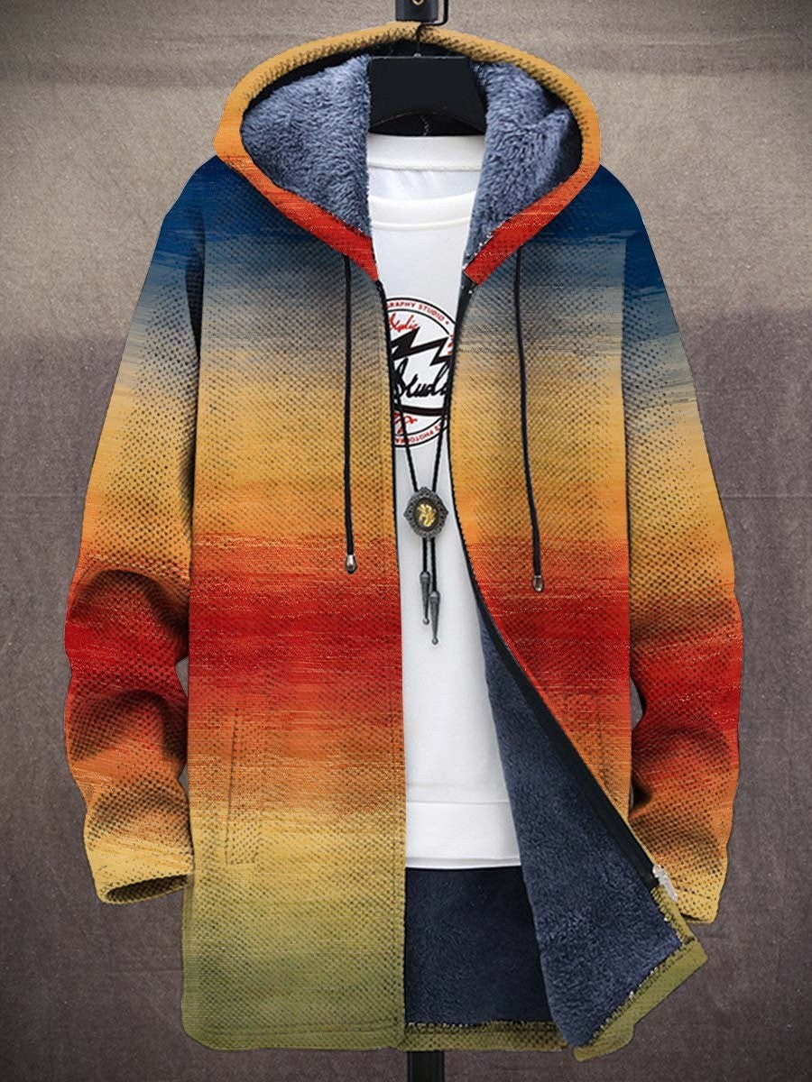 Cressida | Printed Hooded Cardigan