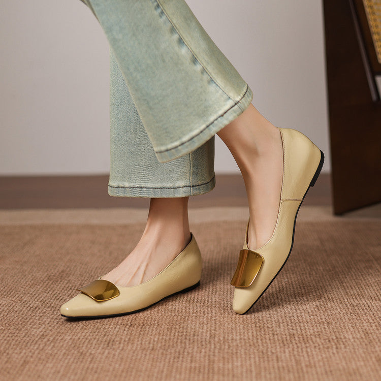 Lorea | Leather Flats