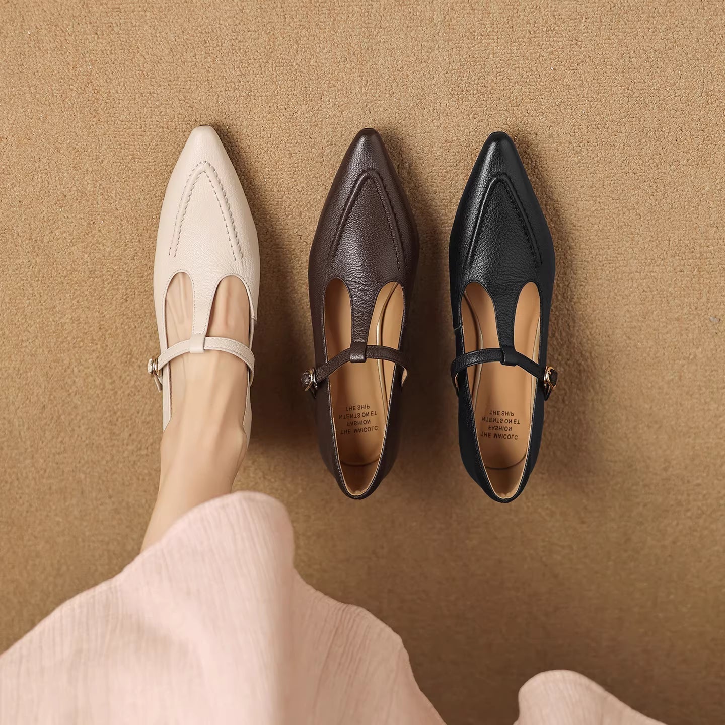 Tirea | Leather Heels