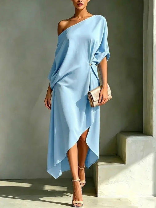 Camila | Asymmetric Maxi Dress