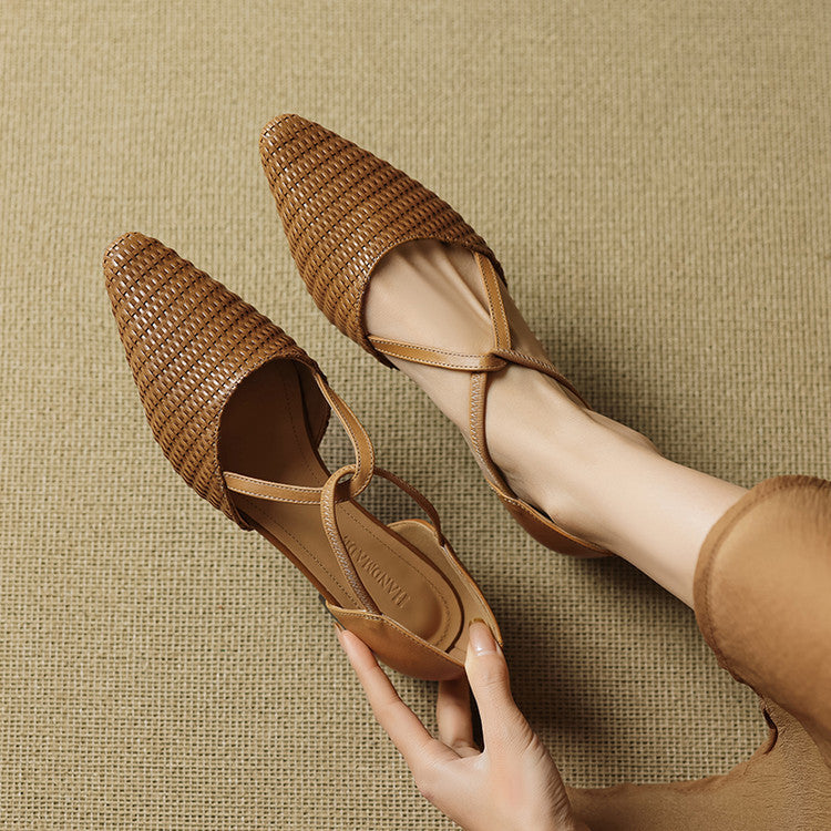 Dona | Leather Heels