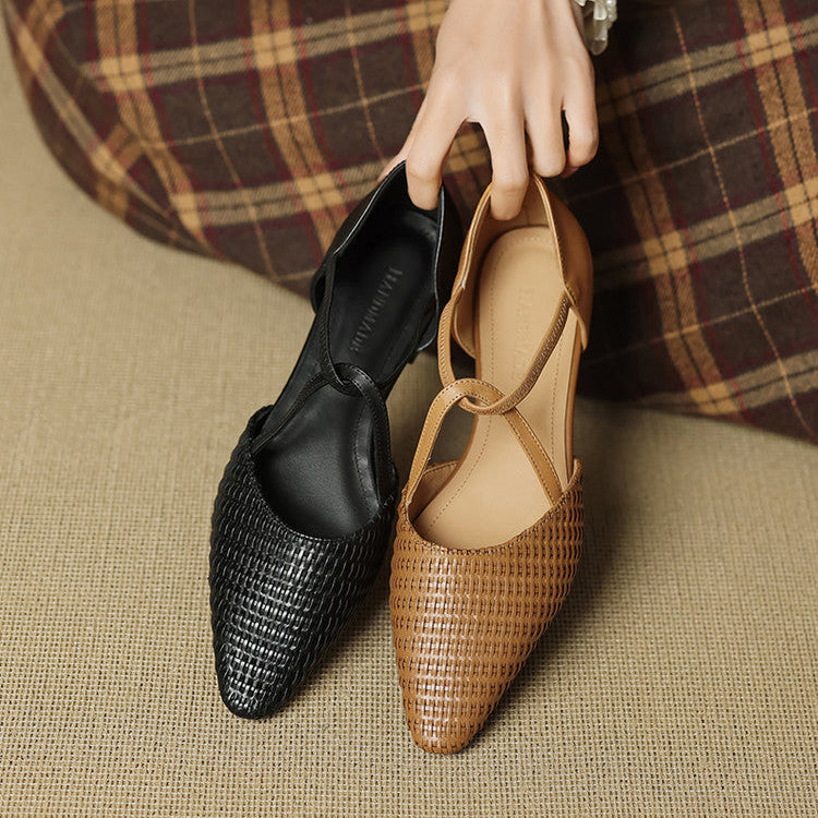 Dona | Leather Heels