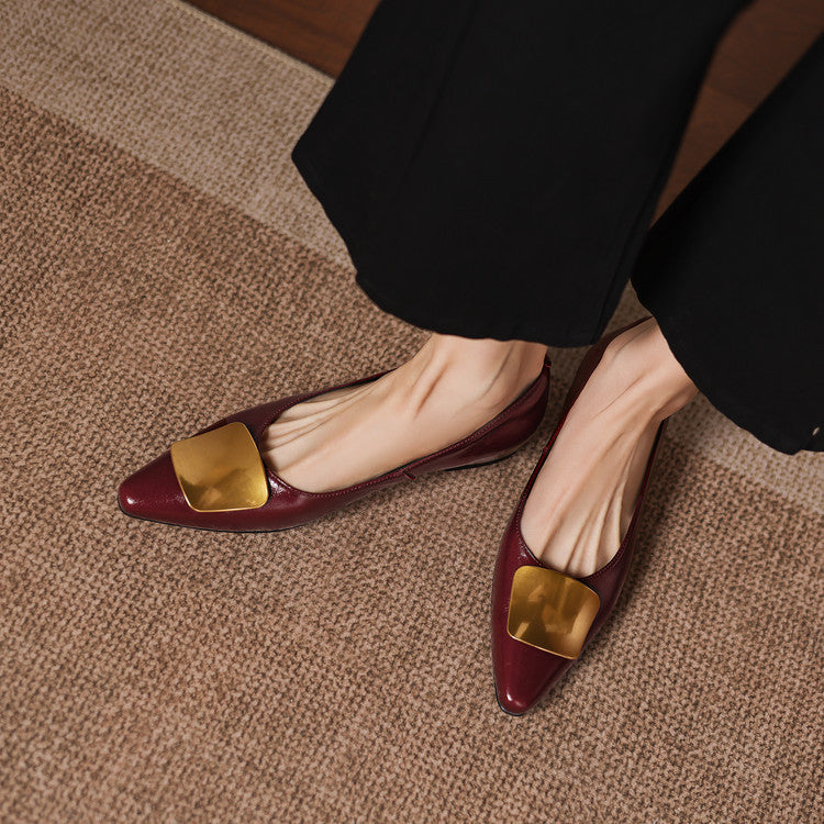 Lorea | Leather Flats