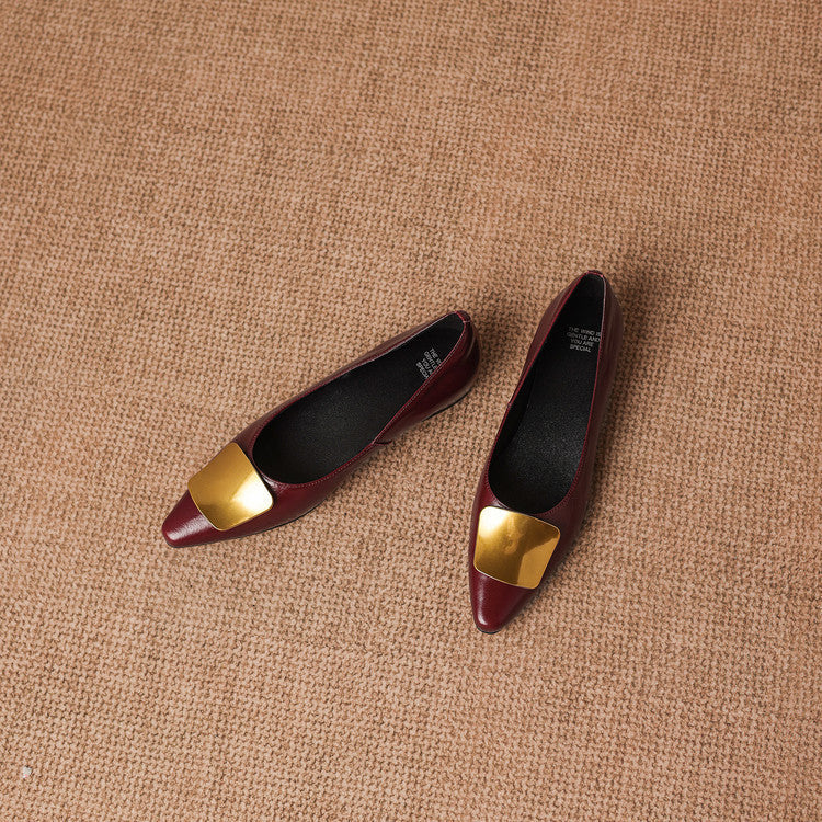 Lorea | Leather Flats