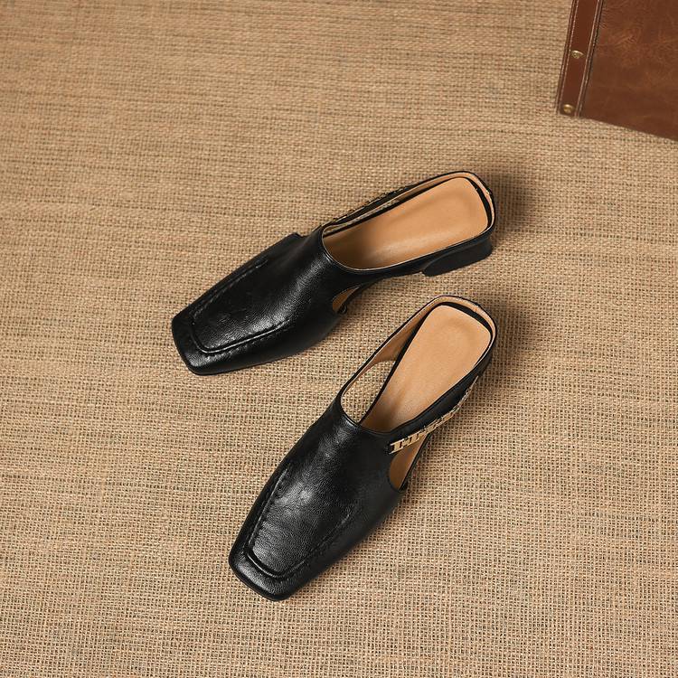 Vyla | Leather Mules