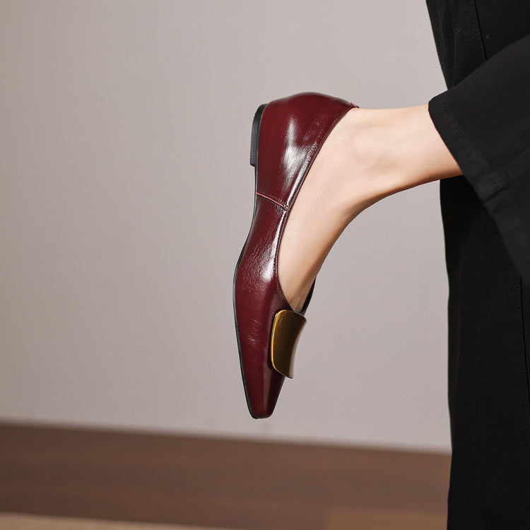 Lorea | Leather Flats