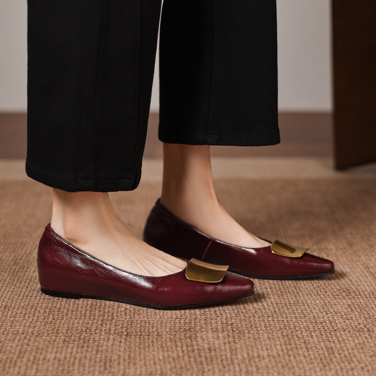 Lorea | Leather Flats