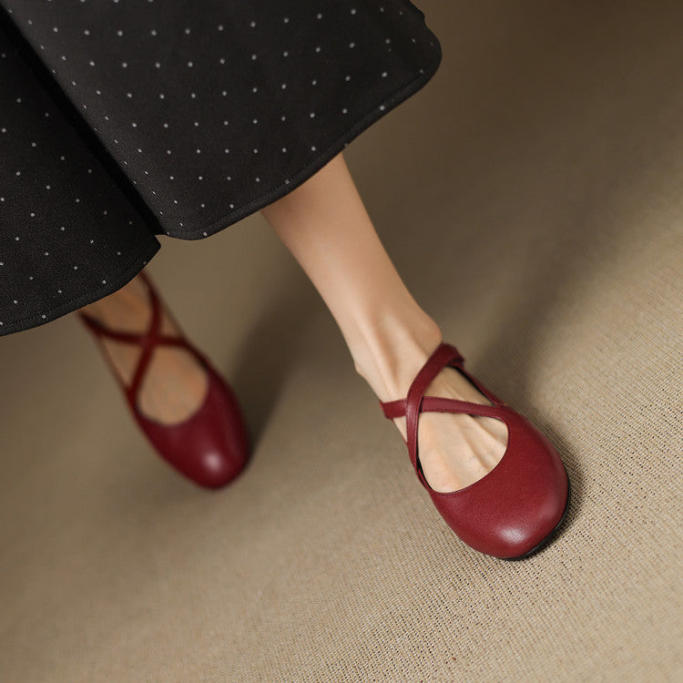 Zeor | Leather Flats