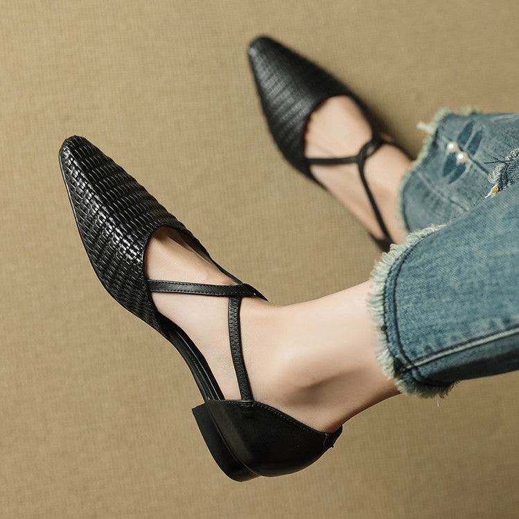 Dona | Leather Heels