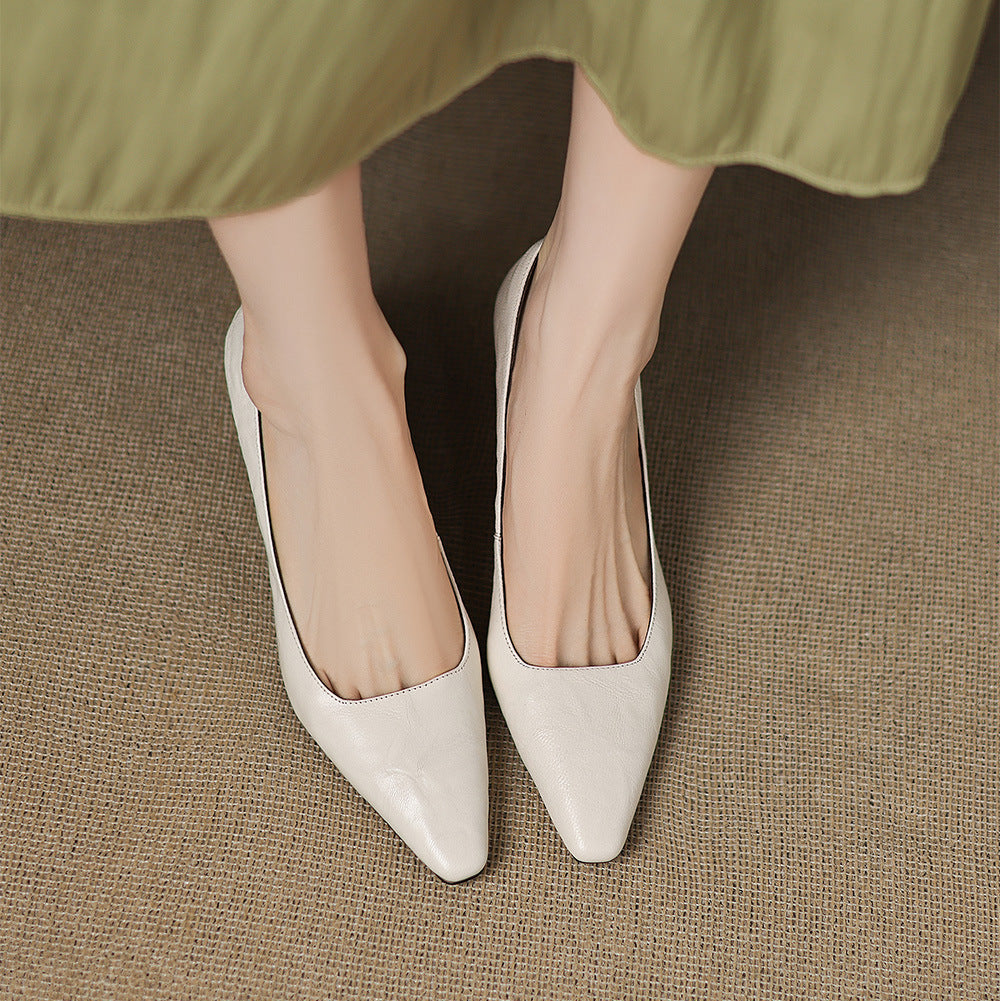 Zala | Leather Heels