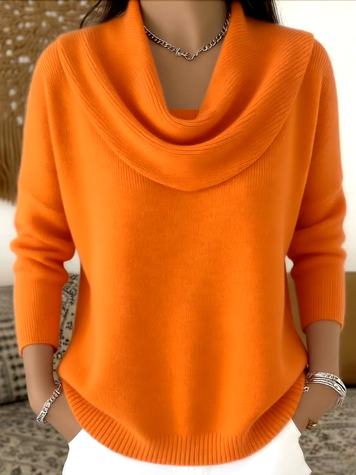 Juliette | Cowl Neck Jumper