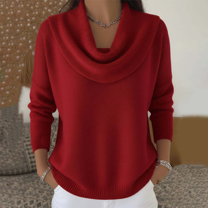 Vivienne | Cowl Neck Knit Jumper