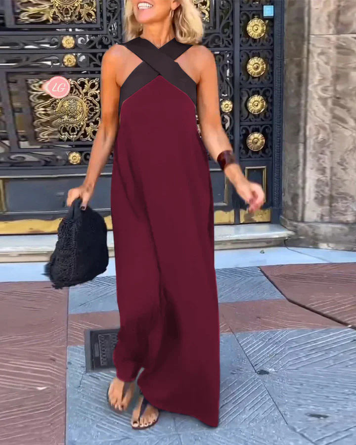 Edna | Dress with Crossed Cut