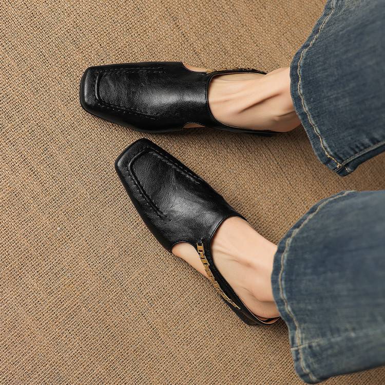 Vyla | Leather Mules