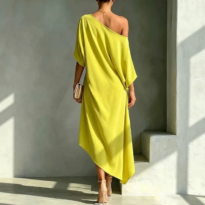 Camila | Asymmetric Maxi Dress