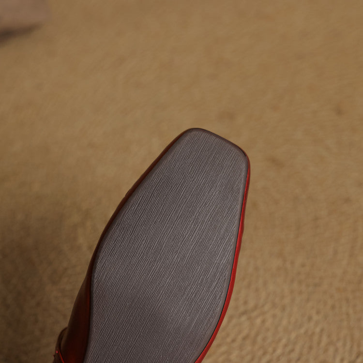 Verity | Square Toe Mary Jane Flat