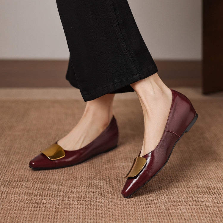 Lorea | Leather Flats