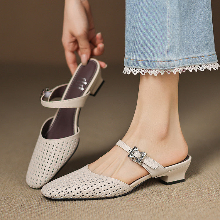 Nilda | Leather Mules