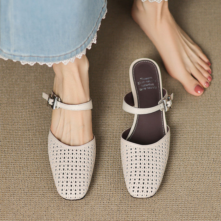 Nilda | Leather Mules